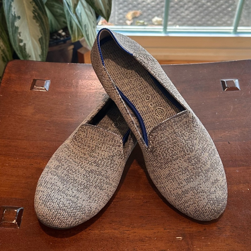 Rothy’s Taupe Heather Loafers Size 9.5